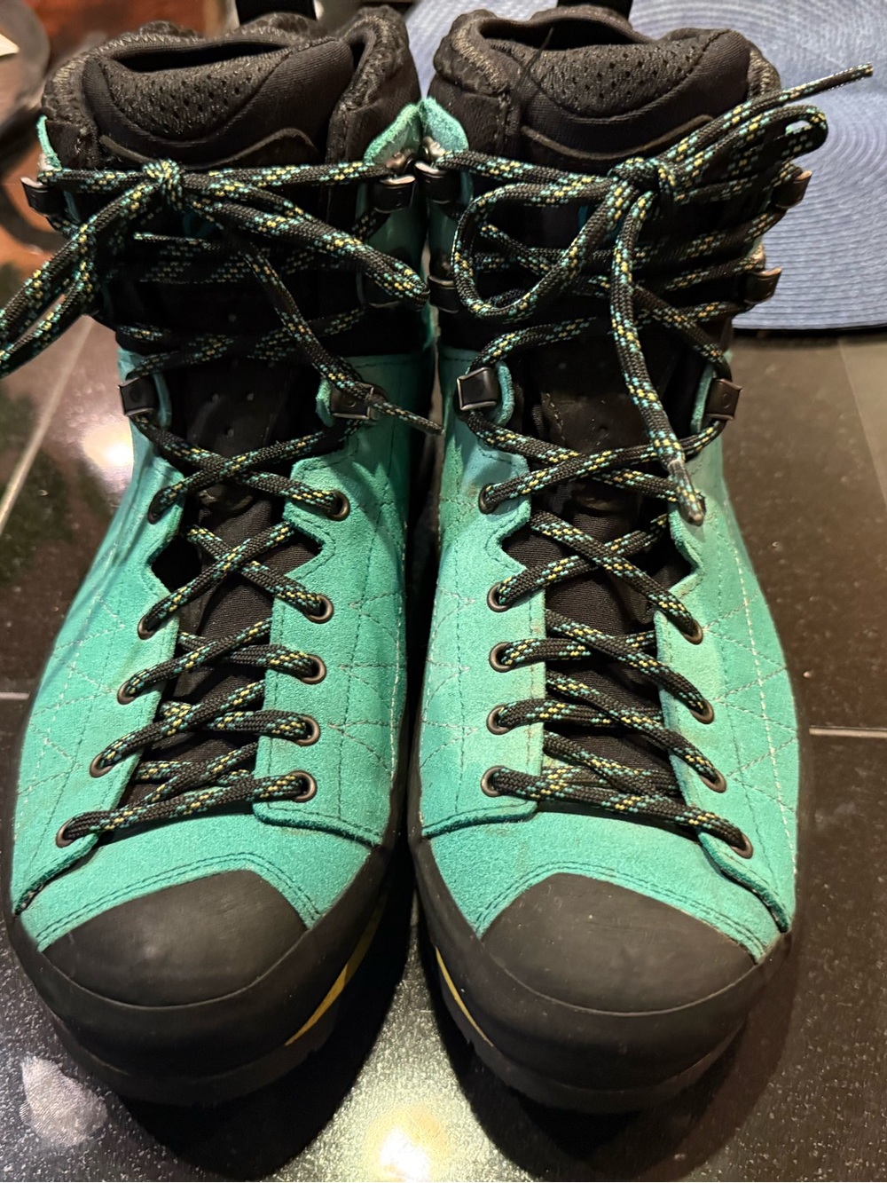 Scarpa Women's Teal Hiking Boots - Sturdy Lace-Up Trail Shoes